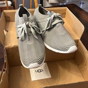 UGG GRAY WILLOW KNIT SNEAKERS~~SIZE 8.5